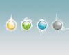Digital Art wallpaper - four balls
